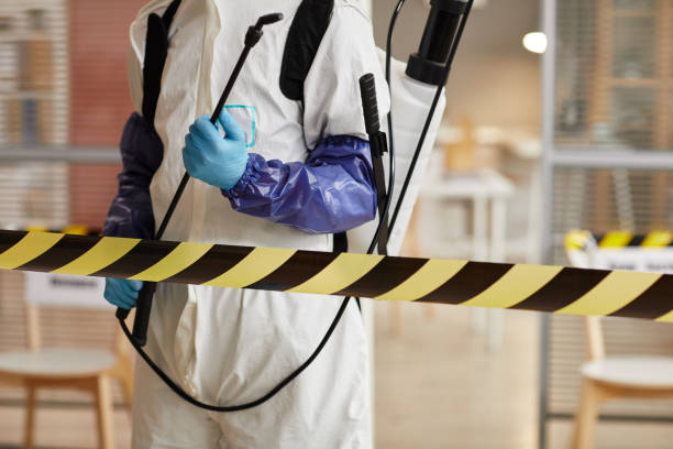 Professional Biohazard technician working in Fischer, TX
